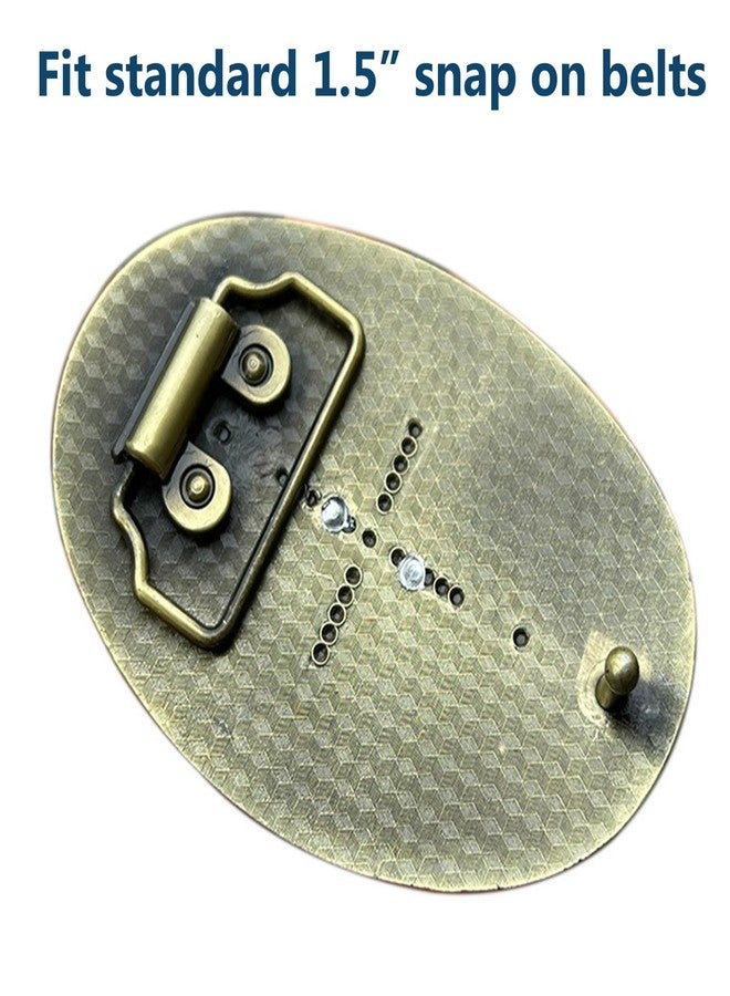 Seternaly Texas Belt Buckle Vintage Cowboy Star Belt Buckles for Men Women Boys Girls - Image 3